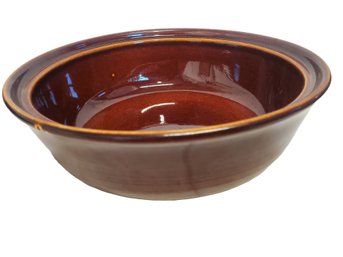 Vintage Red Wing USA Brown Glazed Pottery Bowl
