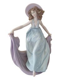 Vintage Lladro 5662 'May Dance' Porcelain Lady Figurine Hand Made In Spain 1989