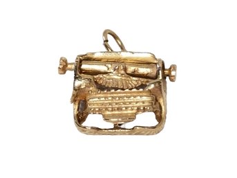 14kt Yellow Gold Typewriter Charm