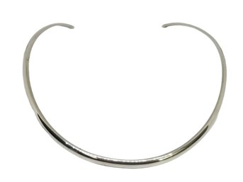 Vintage Sterling Silver Open Cuff Collar Necklace