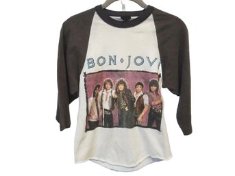 Vintage 1985 Bon Jovi 7800 Degree Fahrenheit Concert T-Shirt - Size Small