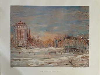 Ritz Carlton Boston Print (Artist Proof) Signed By Kamil Kubik