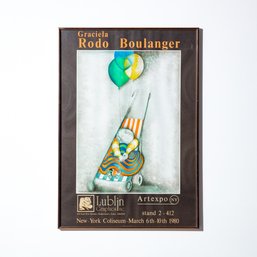 1980 Rodo Boulanger Exhibition Poster