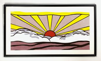 'Sunrise' - Framed Print Of Roy Lichtenstein's 1965 Painting