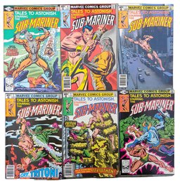 1979-1980 Marvel Comics SUB-MARINER #2,3.4.5,6,7