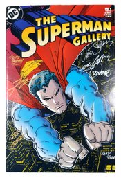1993 LIMITED EDITION Superman #1 Signed By 6 Inc George Perez Dan Jurgens With COA NM COMIC BOOK