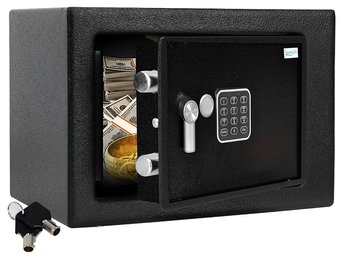 New In Box Home Security Electronic Safe Lock Box Safe Model SLSFE15