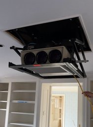 A Sony Video Projector - VPH -1044q With Hydraulic Lift In Ceiling