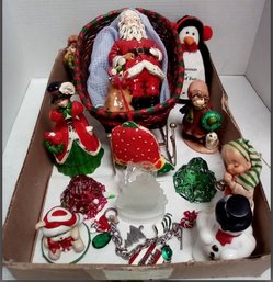 Christmas Figurines, Sled Table Decor, Ornaments, Theme Bracelets & Votive Holder   CVBK