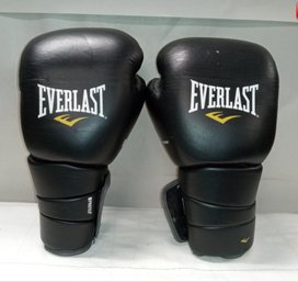 Rugged Pair Of Everlast 18 Oz Boxing Gloves  E2