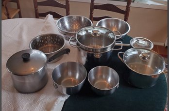 Ten Kitchen Necessities- Pots, Pans, Mixing Bowls & Strainers