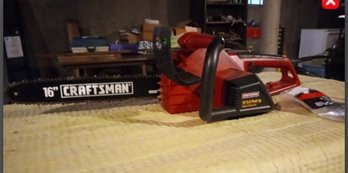 Great Craftsman 16 Inch Electric Chainsaw With Spare Chain