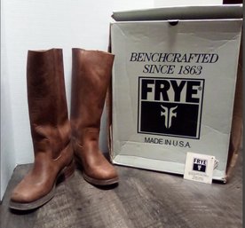 Frye Womens Well Crafted Size 6 Leather Boots, Made In USA  With Original Box        C5