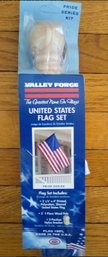 New United States Flag Set By Valley Forge, Pride Series, Made In USA