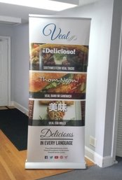 Trade Show Sales Call Presentation Banner & Stand