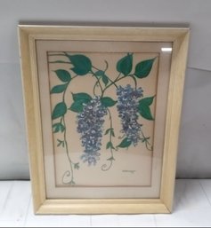 Vintage Painting Of Grapes Signed By The Artist  GG Anderson II.  WA