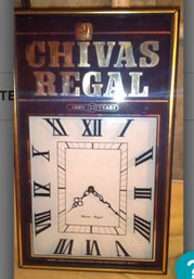 Lovely Chivas Regal Advertising Battery Operated Clock