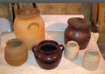 Nice Assortment Of Crock Pots And One Bean Pot