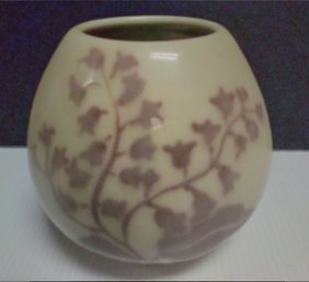 1953 Rookwood Hand Painted Bluebell Flower Decorative Vase 4' Tall #65145