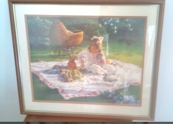 Beautiful Framed Print Signed By The Artist Donna Green