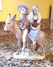 Lladro Of Spain #5354 ' A Ride In The Country ' By Sculptor Jose Puche  1980s