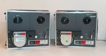 Pair Of Vintage Sony Videocorders Model Number AV- 3600.