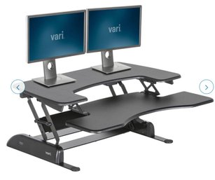 Varidesk Pro Plus 36 Adjustable Height Desk -  LOT A - MSRP $425  Turns Any Desk Into A Standing Desk