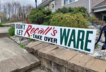 Vintage 1980's Local Political Sign