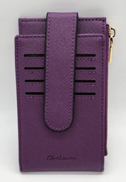 Brand New Chelmon Women's Purple Slim Wallet