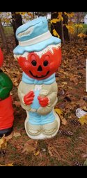 Empire Pumpkin Head Scarecrow/hobo Blow Mold