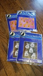 Set Of 4 Halloween Hanging Decor