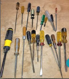 Assortment Of Screw Drivers