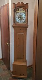 Vintage Tempus Fugit Grandfather Clock With Lovely Chimes