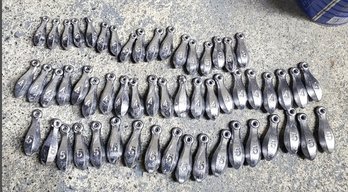 66 Unused Hand Made Pear Shaped Fishing Lead Sinkers 2, 3, 4 & 5 Ounce