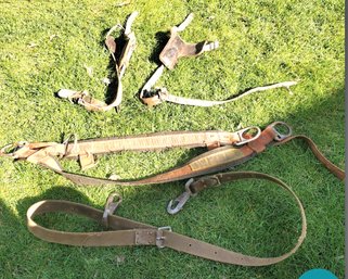 A Set Of Lineman Gear - Gaffers And Stabilizing Belts