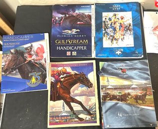 5 Programs- Kentucky Derby 131, Official 2007 Kentucky Oaks, Gulf Stream Handicapper, Gulf Stream 2013. LP/E4