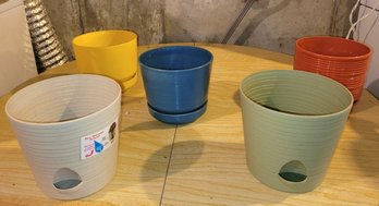 Nice Assortment Of Plastic Planters