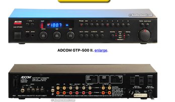 ADCOM GTP-500II Tuner/preamplifier