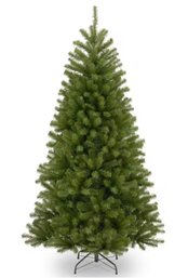 A 7 Ft. Mountain King Christmas Tree And Stand - Disassembled And In Bag For Ease Of Transport
