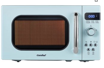 Comfee Retro Small Microwave Oven Model AM720C2RA-G - Pale Green