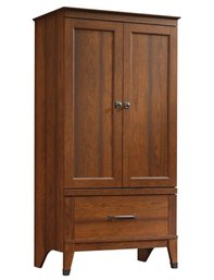 Wardrobe Closet Or Armoire By Saunders - Clothing Rod And Drawer