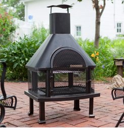 Steel Wood Burning Fire Pit