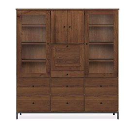 LOC2 - A Room & Board Linear Customized Cabinet In Walnut