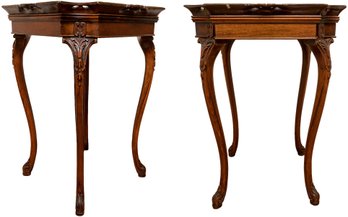 Pair Of Vintage Mahogany Side Tables