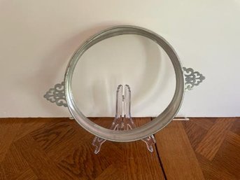 Silver Plate Round Server