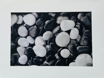 Stones -- Black And White Photograph