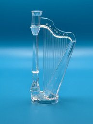 Swarovski Crystal Harp.  Perfect Condition With Mirror Base. - - - - - - - - - - - - - - - - - - - Loc: FH