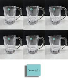 Tiffany Crystal Beer Mugs (6)