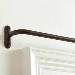 Ballard Designs French Return Drapery Hardware, Bronze (2)