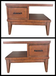 Pair Of Modern Nightstands By Lexington